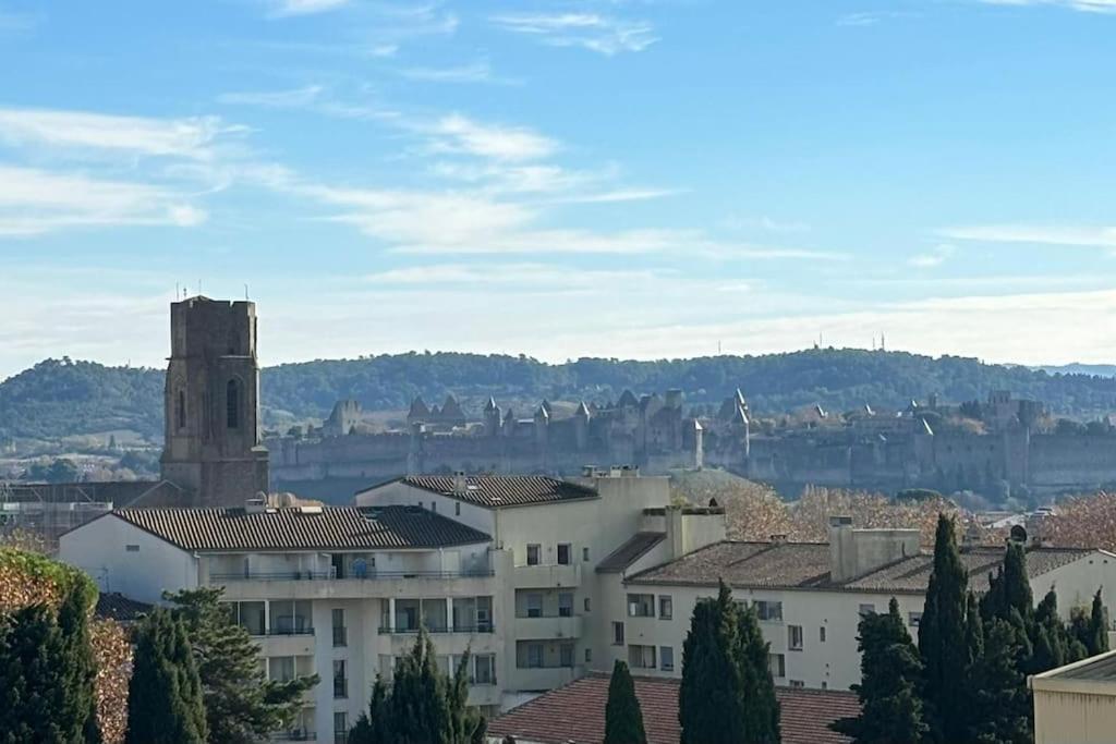 L'Horizon Cathare - Sublime Vue Cite Medievale Carcassonne Exterior foto
